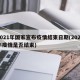 2021年国家宣布疫情结束日期(2021年疫情是否结束)